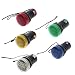 Płyta perforowana 22mm AC 50-380 V Wskaźnik termometru Niebieski Light LED Digital Wyświetlacz Temperatura Indukcja pomiaru temperatury Ranging -20-199 □ (3 sztuk) praca elektroniczna