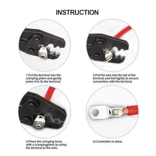 Conector de cable SC16-12 estañado: terminales de cobre para bornes de batería 4