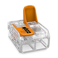 Alternative view of WAGO 221-412 | 2-Conductor Compact Splicing Connectors, Electrical Wire Connectors for easy & reliable connection, Lever-actuated Electrical Connectors, Suitable for all wires upto 4 mm² - Pack of 100