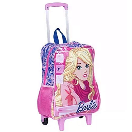 Kit Mochilete Grande Barbie 18m Sestini + Lancheira E Estojo