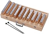 10 notas Glockenspiel diseñada para niños educación musical y entrenamiento de ritmo.