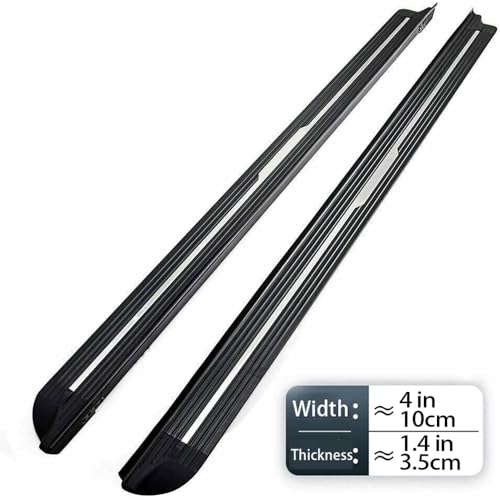 Marchepieds Audi Q7 2016-2025 en aluminium noir - 2