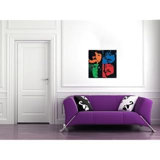 Artopweb Edlinger-The Beatles Panneaux Decoratifs, Multicolore, 80x80 Cm – Image 2