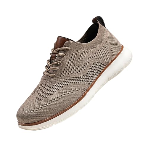 Zapatillas de deporte para hombre, de malla transpirable, para correr, caminar, ligeras, antideslizantes, al aire libre, senderismo, senderismo, con cordones, de caña baja, gruesas, cómodas