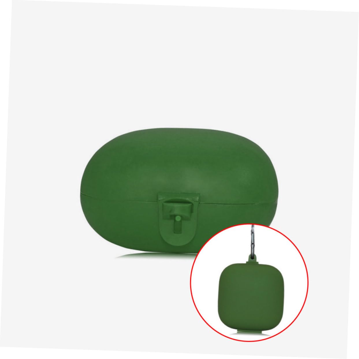 DOITOOL Custodia Per Auricolari Con Fibbia in Metallo 3 Pezzi Antigraffio in Silicone Adatta Ai Viaggi
