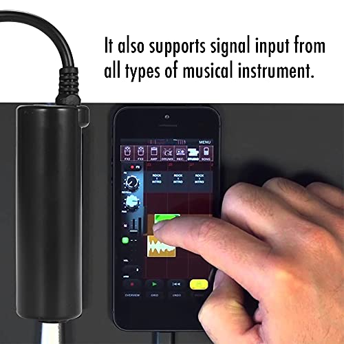 KKcare Guitar Link Cabo Adaptador AMP Conversor de Interface de Áudio Guitarras Pedal Efeitos Tuner