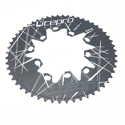 London Craftwork 56T Oval Chainring for Brompton