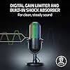 Razer Seiren V3 Chroma - RGB USB Microphone with Tap-to-Mute (Stream and Game Reactive Lighting, Supercardioid Condenser Mic, Digital Gain Limiter and Built-in Shock Absorber) Black #4