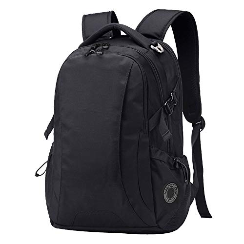 Preisvergleich Produktbild SWBE Laptop-Rucksack, Ultralight Packable Rucksack, Unisex-Daypack-Schultasche mit großer Kapazität, langlebig und wasserdicht für Freizeit Geschäftsreisen im Freien - Schwarz