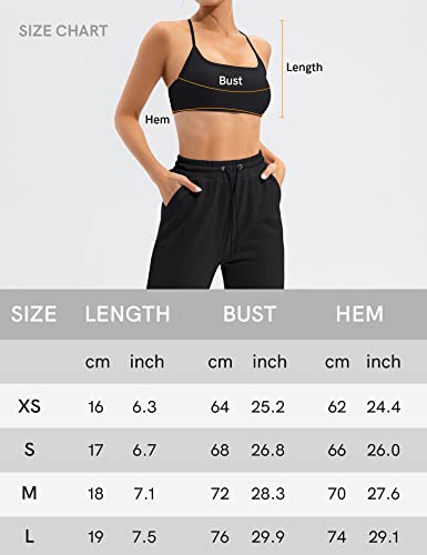 Padded Sports Bra For Women Comfort Strappy Workout Tops Sexy Criss Cross Backless Yoga Shirts Open Back Athletic Tops Black S #TOP5