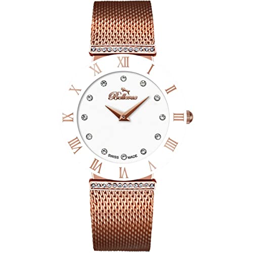 Montre Femme Bellevue F.119 cadran argenté boîtier acier 33 mm