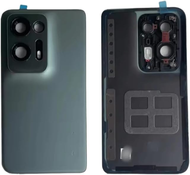 YOOOKOOO Compatible Rear Back Cover for Oppo Find N2 – Battery Door Housing Replacement Part (Green with Lens)