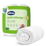 Silentnight Anti Allergy King Duvet 4.5 Tog - Lightweight Summer Quilt Duvet Comforter Anti-Bacterial and Machine Washable with Allergy UK Approved Anti Allergy Fibres - King Bed
