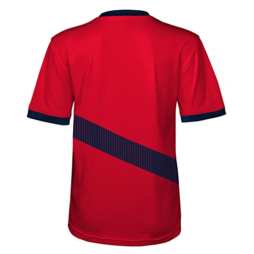 Official 2023 Women's Football World Cup Kids Team Shirt, Norway, Red, 7 Years - Image 3