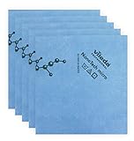Vileda Professional | NanoTech Microfiber Cloth | Streak Free Cleaning | Keeps Environment Hygienic & Healthy | 5 Pack | Blue 