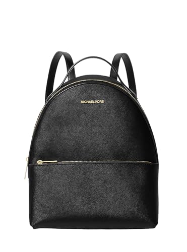 Michael Kors Black Leather Backpack