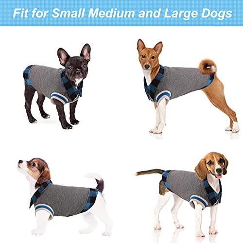 Dog Classic Plaid Sweaters British Style, Doggie Hoodie Pet Clothes, Puppy Cold Weather Winter Sweatshirt, Pets Warm Shirt Outdoor Vest Jacket, Casual Wearing Coat Outfits For Small Medium Large Dogs #TOP5