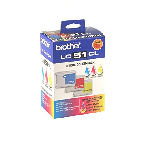 Brother 1 LC513PKS - 3 Pack - Retail Packaging-Cyan/ Magenta/ Yellow