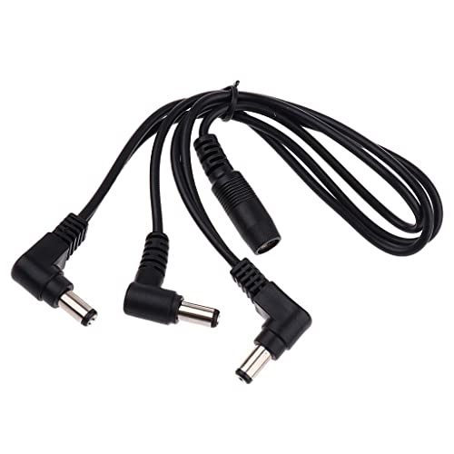 Fityle ギターエフェクターペダル スプリッター 電源ケープル エレクトリックギター用 楽器パーツ 全5選択 - 3ウェイ