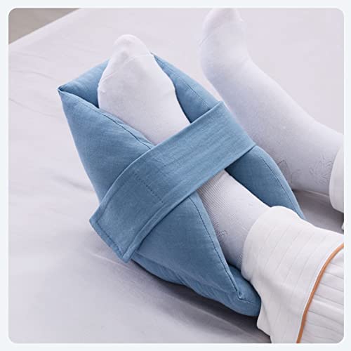 Almohada protectora para el talón, 1 par de cómodos cojines antiescaras para la protección del talón para pies hinchados y pacientes postrados en cama, alivio eficaz de las úlceras por presi