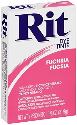 Rit Concentrated Powder Dye, Fuchsia, 31.9g