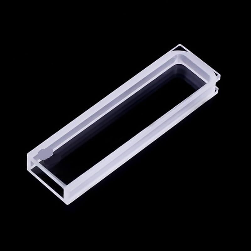 Cuvette al quarzo da 1,05 ml con tappo a vite, percorso 3 mm, cella for spettrofotometro UV-Vis, 200-2500 nm(Frit sintering)