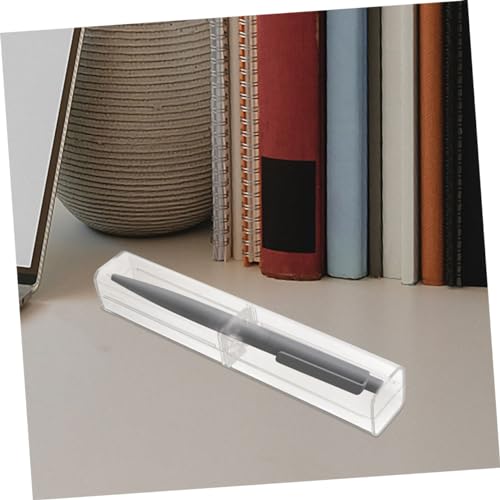 Boîtes à crayons transparentes plastique rangement bijoux et stylos compact