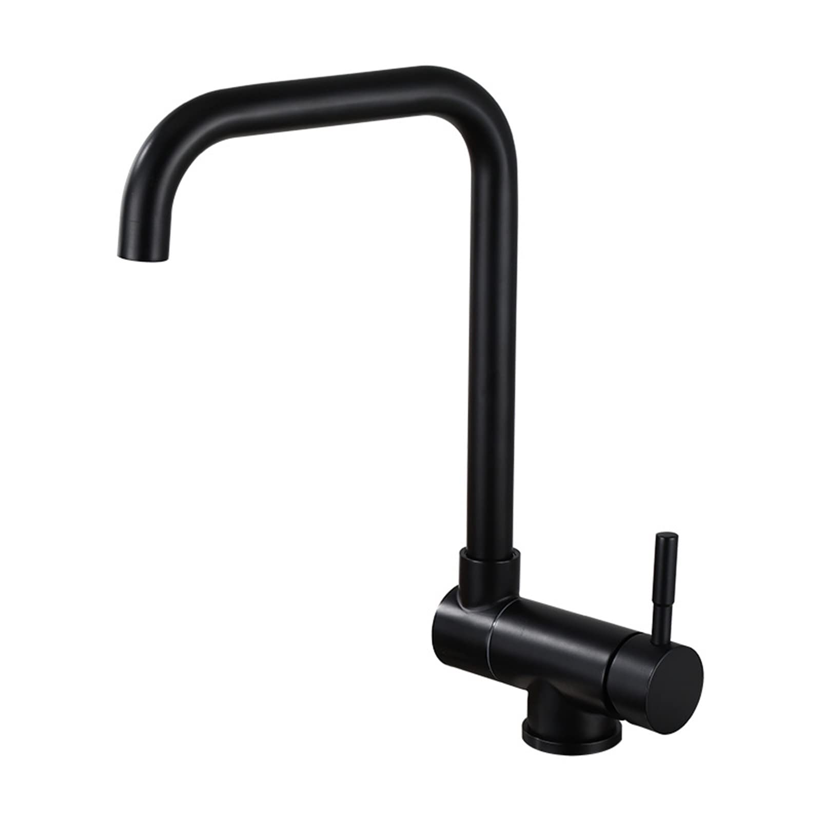 Mitigeur cuisine rabattable noir robinet de cuisine eau chaude et froide inox