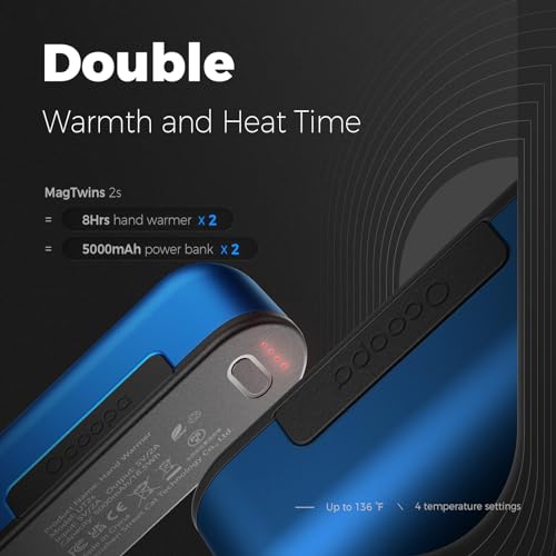 OCOOPA-Hand-Warmers-Rechargeable-2-Pack-Magnetic-Electric-Handwarmer-16-Hrs-Warmth-4-Levels-Heat-Up-to-145-USB-C-Portable-Charger-10000mAh-Raynauds-Golf-Tech-Gifts-for-Men-Union-UT2sMagTwins