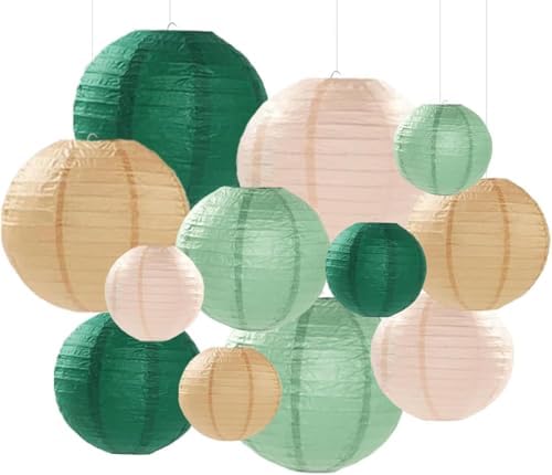 10pcs Colors Paper Lanterns Decorative Party Hanging Decorations, Paper Lamps Have Excellent Decorative Effects and can Bring a Warm and Romantic Atmosphere to Spaces to Meet Decorative Needs.