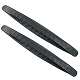 Bonsicoky 2 Pack Black Bumper Guard Strip - Anti-Collision Patch Car Bumper Guard Strip - Front and Rear Bumper Protector for Car