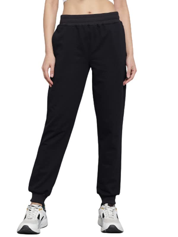 Emavic Women's Slim Fit Joggers Women's Slim Fit Track Pant Black