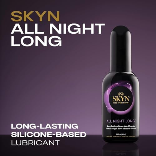 SKYN All Night Long Personal Lubricant - 2.7 oz – Silicone Lube for Men, Women and Couples, Safe with Latex and Latex-Free Condoms and Personal Devices — view 2