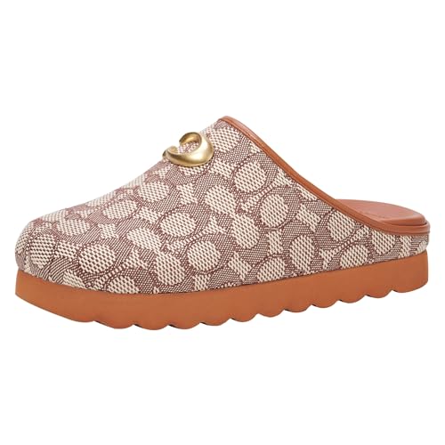 Coach Women's Hadley Signature Jacquard Slipper