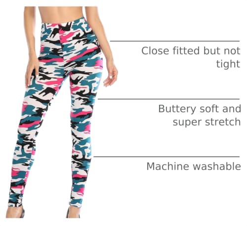 Image of Kotii Women's Soft Full Length Leggings High Waist Ankle Length Leggings Pants Tights