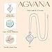 AGVANA October Birthstone Jewelry Opal Necklace for Women Sterling Silver Rose Flower Heart Pendant Necklace Fine Jewelry Anniversary Birthday Gifts for Women Mom Wife Lady Her
