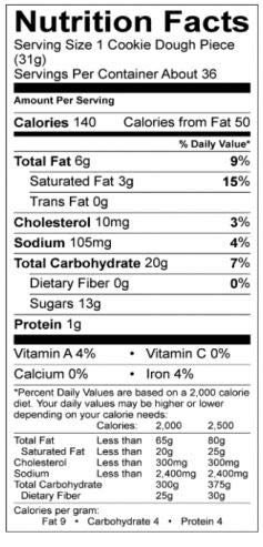 Otis Spunkmeyer Frozen Strawberry Shortcake Cookie Dough 1.33 oz Pack of 240