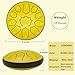 LONCHAN Steel Tongue Drum 11 Notes 6 Inches, Rain Drum for Outside with Bag, Music Book, Mallets, Finger Picks, Stickers – Meditation & Yoga Steel Drum