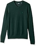 IZOD Men's V-neck 7gg Long Sleeve Sweater Sweater, -botanical garden, Medium