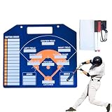 Tablero de refugio de béisbol: pizarra magnética de doble cara para torneo de curso, entrenamiento en equipo con función de eina en seca, estrategia de béisbol para patio de recreo, campo, PVC, uso de