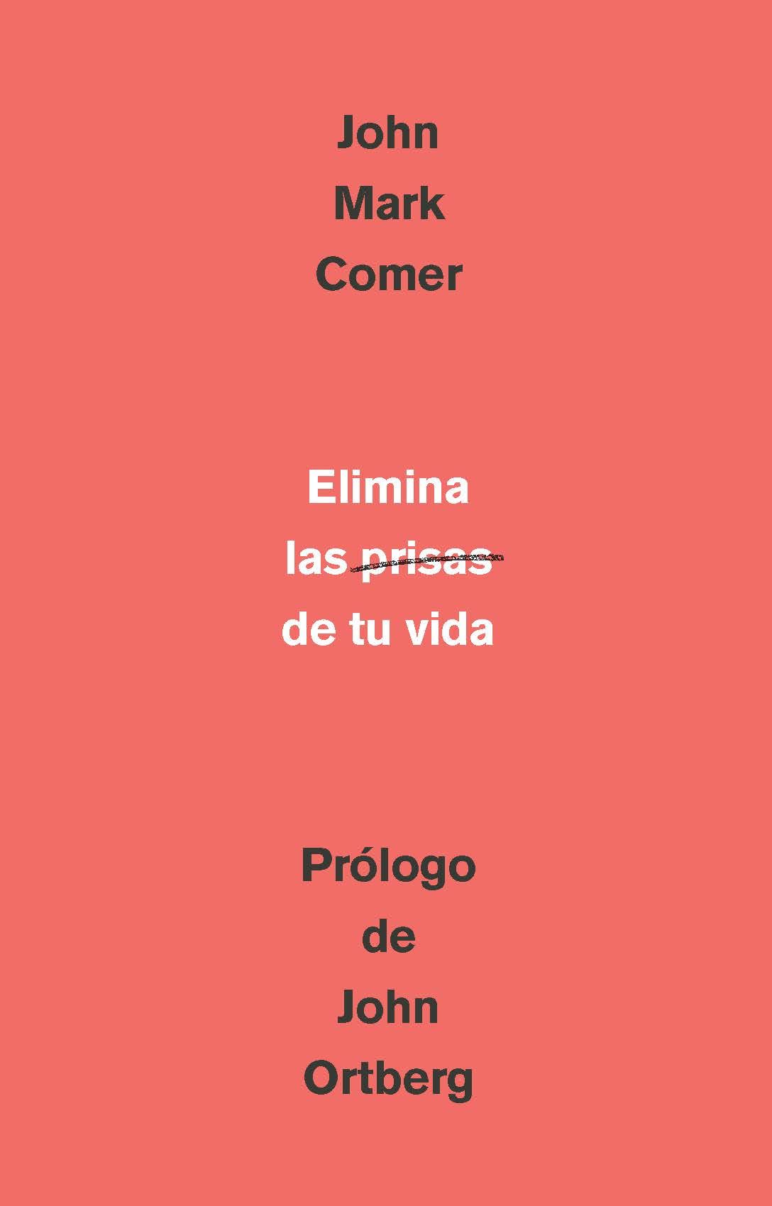 Elimina la prisa de tu vida: Cómo mantener la salud emocional y espiritual en el caos del mundo moderno (Spanish Edition)