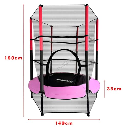 GALACTICA NEW Mini Trampoline with Safety Net Enclosure - Image 3
