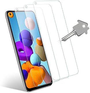 Wonantorna Tempered Glass Compatible with Samsung Galaxy A21s Screen Protector, [3 Pack] [No Bubbles] [Easy Installation] Tempered Glass Screen Protector Compatible with Samsung Galaxy A21s