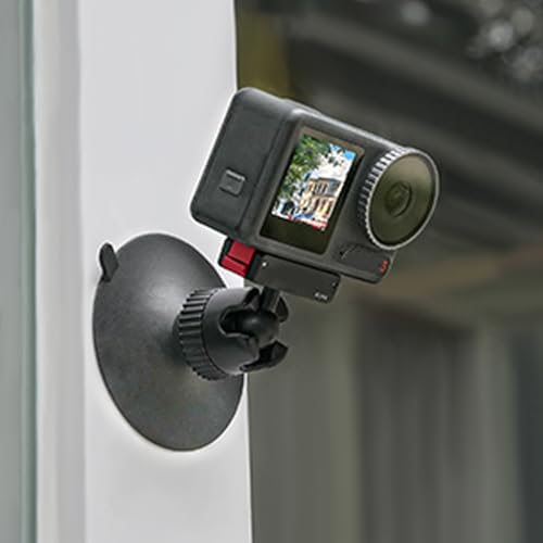Fixation rapide à ventouse avec vis 1/4 pour caméra d'action - 2