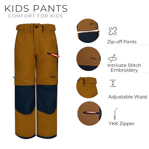 Pantalones repelentes al agua para niños que buscan confort en montaña 4