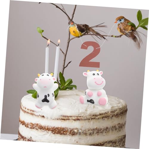 Ciieeo 5 Peças Decoração De Bolo De Vaca Topper De Bolo De Vaca Leiteira Enfeite De Bolo De Vaca Bri