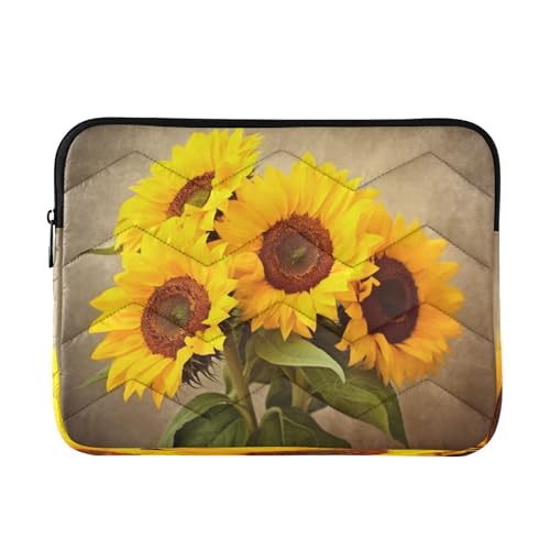 Funda para Laptop Vivid Sunflowers 13-14 Pulgadas Impermeable miniatura 1