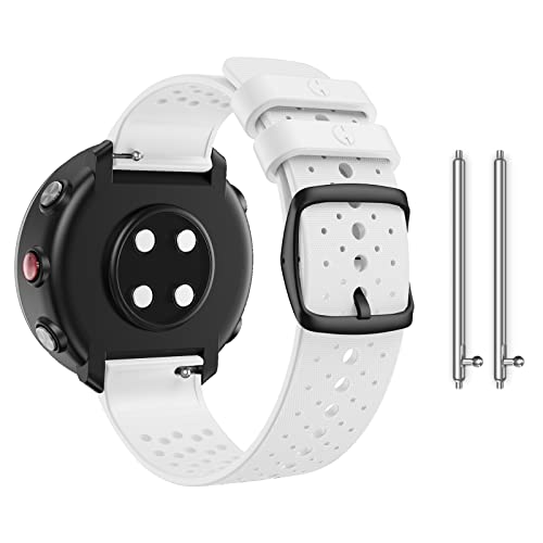 CUZOW Watch Bands Compatible with Polar Vantage M / M2 / Vantage Grit X/X Pro, 22mm Soft Silicone...
