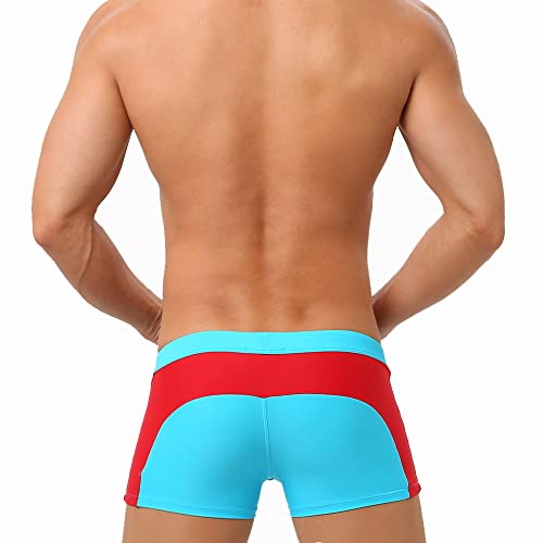 UXH Men Push-Up Pad Swimming Trunks Padded Pocket Sexy Swimwear Sunbath Surf Beach Shorts3