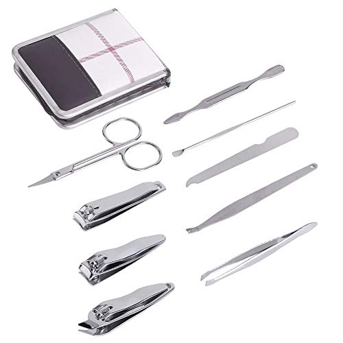 Pinces à ongles en acier inoxydable de qualité supérieure SCRUBY avec étui zippé - 4